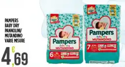 Supermercato Pollio Pampers baby dry mutandino offerta