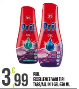 Supermercato Pollio Pril tutto in 1 gel offerta
