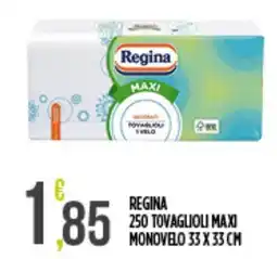 Supermercato Pollio Regina tovaglioli maxi offerta