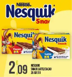 Supermercato Pollio Nesquik Snack offerta