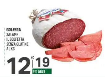 Golf-era salame il golfetta senza glutine