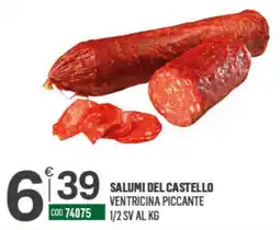 Tutto Risparmio Cash&Carry Salumi del castello Ventricina piccante offerta