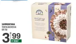 Tutto Risparmio Cash&Carry Sammontana torta duchessa offerta