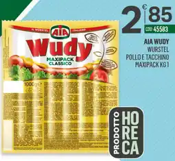 Tutto Risparmio Cash&Carry Aia Wudy Wurstel Pollo e Tacchino Maxipack offerta