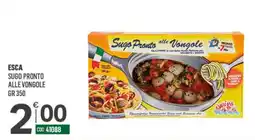 Tutto Risparmio Cash&Carry Sugo Pronto alle Vongole offerta