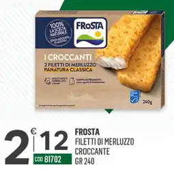 Tutto Risparmio Cash&Carry Frosta filetti di merluzzo croccante offerta
