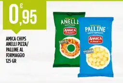 Supermercato Pollio Amica chips anelli pizza/palline al formaggio offerta