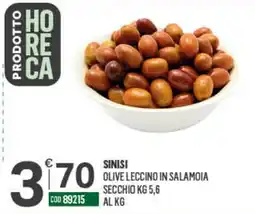 Tutto Risparmio Cash&Carry Sinisi olive leccino in salamoia offerta