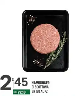 Tutto Risparmio Cash&Carry Hamburger di scottona offerta