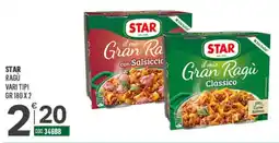 Tutto Risparmio Cash&Carry Star Ragù offerta