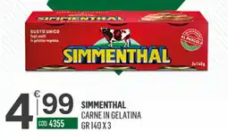 Tutto Risparmio Cash&Carry Simmenthal carne in gelatina offerta