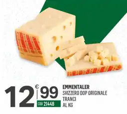 Tutto Risparmio Cash&Carry Emmentaler svizzero dop originale tranci offerta