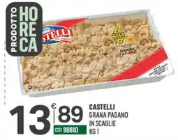 Tutto Risparmio Cash&Carry Castelli Grana Padano in scaglie offerta