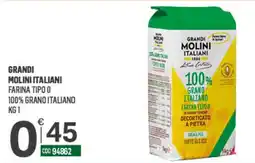 Tutto Risparmio Cash&Carry Grandi Molini Italiani farina tipo 0 offerta