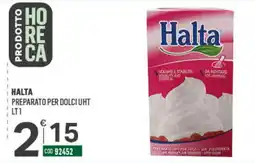 Tutto Risparmio Cash&Carry Halta preparato per dolci UHT offerta