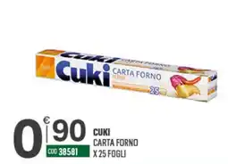 Tutto Risparmio Cash&Carry Cuki carta forno offerta
