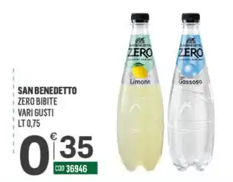 Tutto Risparmio Cash&Carry San Benedetto zero bibite vari gusti offerta