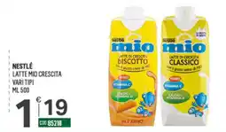 Tutto Risparmio Cash&Carry Nestlé Latte Mio Crescita offerta