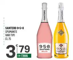 Tutto Risparmio Cash&Carry Santero 9·5·8 spumante offerta