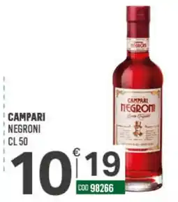Tutto Risparmio Cash&Carry Campari Negroni offerta