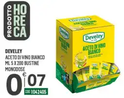 Tutto Risparmio Cash&Carry Develey aceto di vino bianco offerta