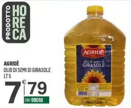 Tutto Risparmio Cash&Carry Agridè olio di semi di girasole offerta