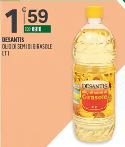 Tutto Risparmio Cash&Carry Desantis olio di semi di girasole offerta