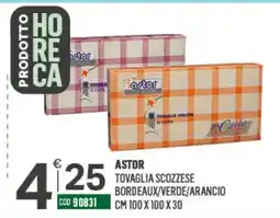 Tutto Risparmio Cash&Carry Astor tovaglia scozzese offerta