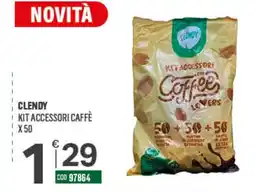 Tutto Risparmio Cash&Carry Clendy kit accessori caffè offerta