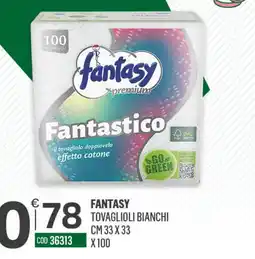 Tutto Risparmio Cash&Carry Fantasy tovaglioli bianchi offerta