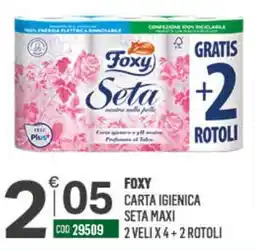 Tutto Risparmio Cash&Carry Foxy carta igienica seta maxi offerta
