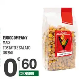 Tutto Risparmio Cash&Carry Eurocompany mais tostato e salato offerta