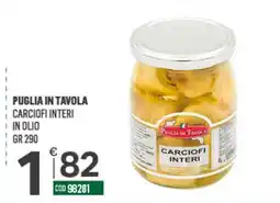Tutto Risparmio Cash&Carry Puglia in tavola carciofi interi offerta