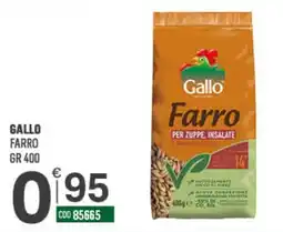 Tutto Risparmio Cash&Carry Gallo Farro offerta