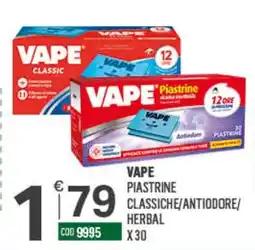 Tutto Risparmio Cash&Carry Vape Piastrine classiche/antiodore/herbal offerta