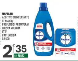 Tutto Risparmio Cash&Carry Napisan additivo disinfettante classico/ profumo di primavera/ fresca rugiada/ battericida offerta
