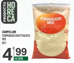 Tutto Risparmio Cash&Carry Zarpellon formaggio grattugiato mix offerta