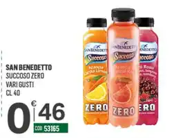Tutto Risparmio Cash&Carry San Benedetto Succoso Zero offerta