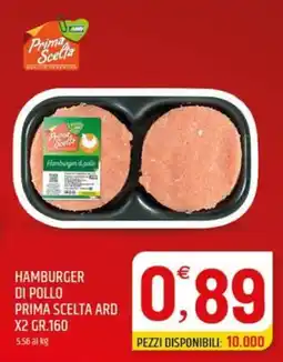 Ard Discount Hamburger di pollo Prima Scelta ARD offerta