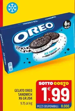 Ard Discount Gelato Oreo Sandwich offerta