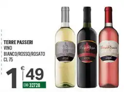Tutto Risparmio Cash&Carry Terre passeri vino bianco/rosso/rosato offerta