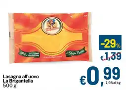 Qui Discount Lasagna all'uovo La Brigantella offerta