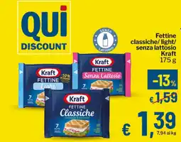 Qui Discount Kraft Fettine Classiche offerta