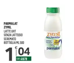 Tutto Risparmio Cash&Carry Parmalat Zymil latte UHT senza lattosio scremato offerta