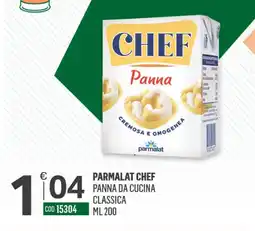 Tutto Risparmio Cash&Carry Parmalat Chef Panna da cucina classica offerta