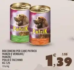 Ard Discount Bocconcini per cane patrick manzo e verdure/ manzo/ pollo é tacchino offerta