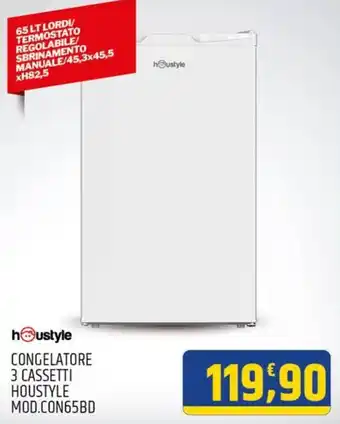 Congelatore 3 cassetti Houstyle