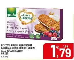 Ard Discount Biscotti ripieni allo yogurt Gullón/Cuor di cereali ripieni allo yogurt Gullón offerta
