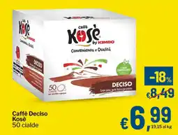 Qui Discount Caffè Deciso Kosè offerta