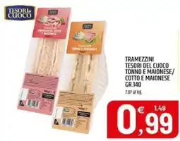 Ard Discount Tramezzini Tesori del Cuoco Tonno e Maionese offerta